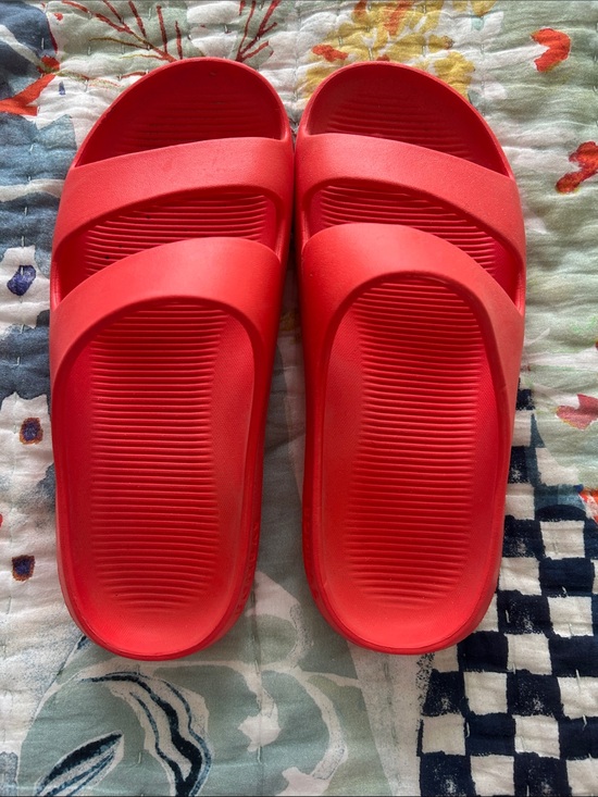 Bombas Shoes - Bombas Red Slide Sandals